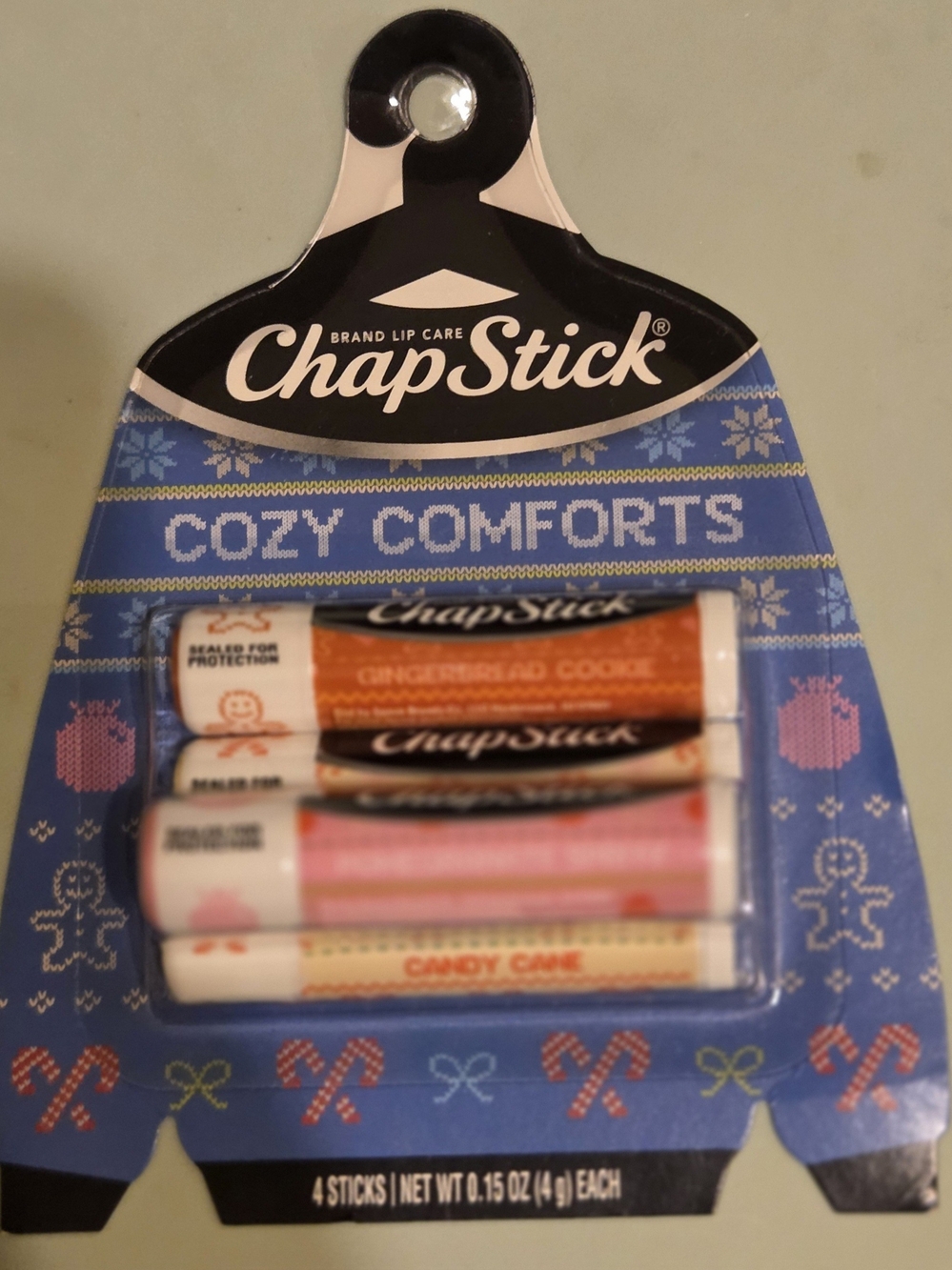 Cozy Comforts 4-Pack Lip Balm - Pink & Orange Shades
